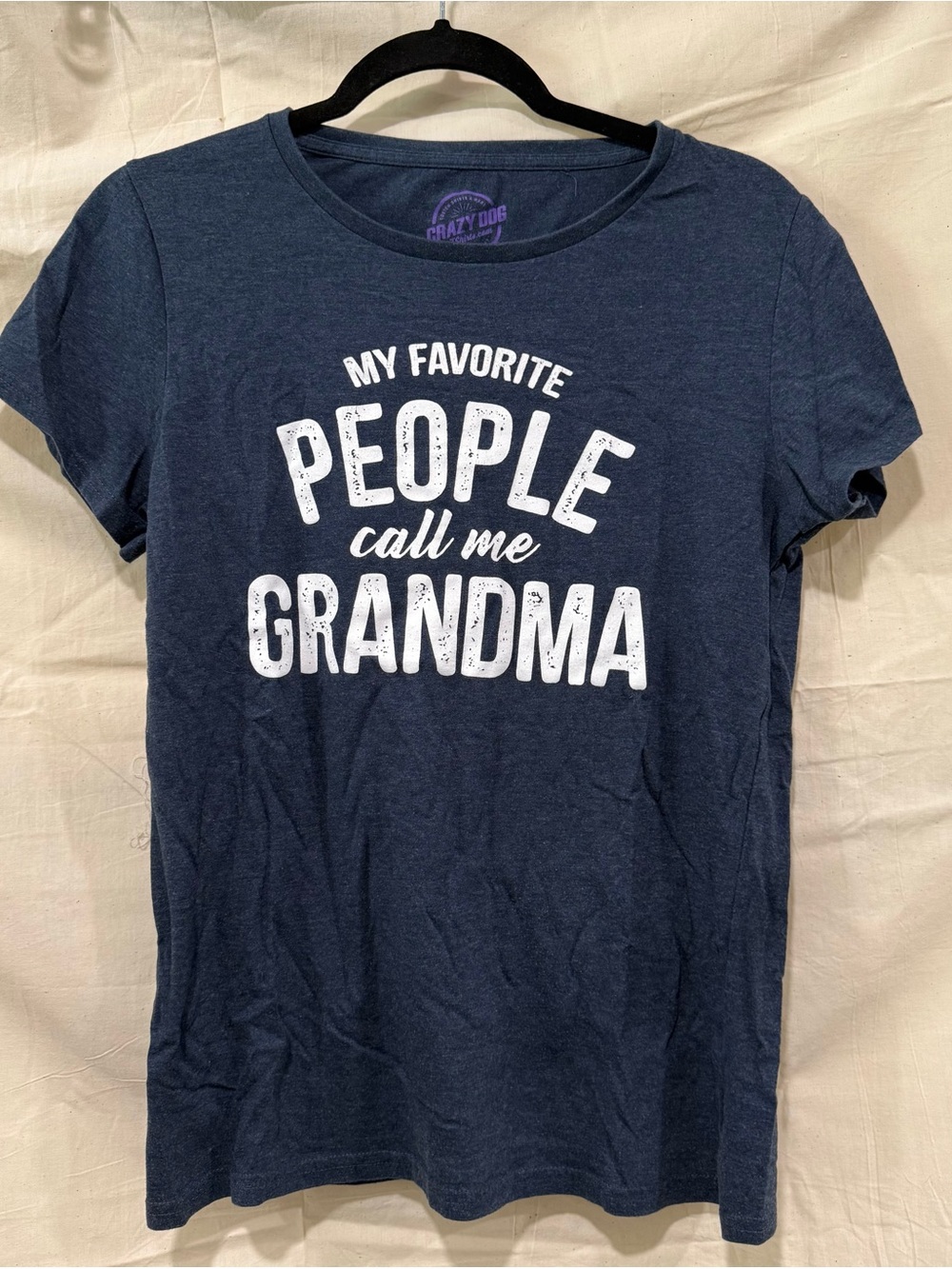 My Favorite People Call Me Grandma Navy Graphic Tee